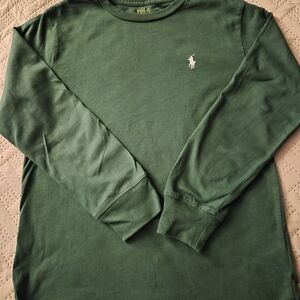 Polo by Ralph Lauren Boys Forest Green Long Sleeve Tee